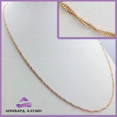 Лот: 7917819. Фото: 1. Золотая цепь 585 пробы. Вес 2... Цепочки