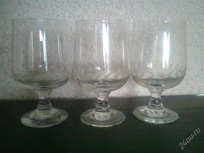 Лот: 2598477. Фото: 1. Раритетные фужеры восемь штук... Кружки, стаканы, бокалы