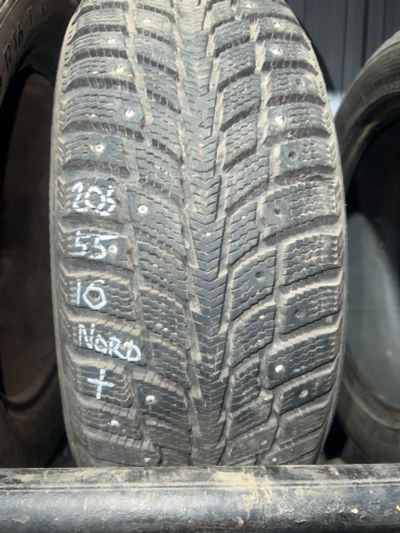 Лот: 24930372. Фото: 1. (1шт)205-55-16 Nokian Nordman... Шины