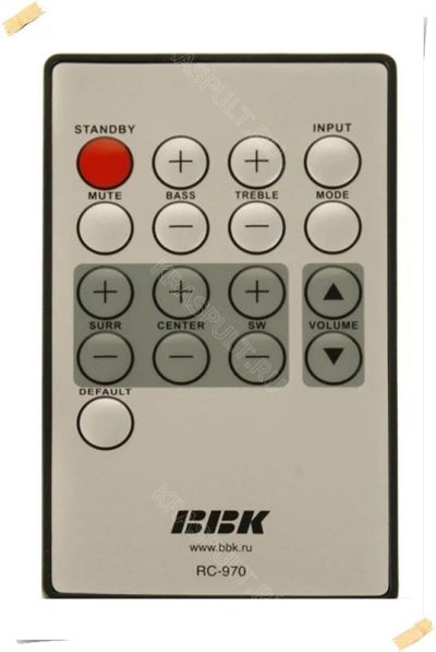 Лот: 15905932. Фото: 1. Пульт BBK MA-970S, RC-970. Пульты ДУ