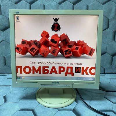 Лот: 20355661. Фото: 1. Монитор Philips 17 дюймов (34787... ЖК-мониторы