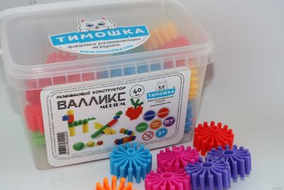 Лот: 13866735. Фото: 1. Детский развивающий конструктор... Конструкторы