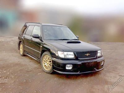 Лот: 5638497. Фото: 1. Передняя накладка Old на Subaru... Детали тюнинга
