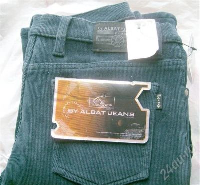 Лот: 270178. Фото: 1. Джинсы "BY ALBAT" вельветовые... Брюки, джинсы, шорты