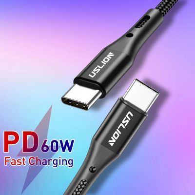 Лот: 20509053. Фото: 1. Uslion USB Type-C PD 60W высококачественный... Дата-кабели, переходники