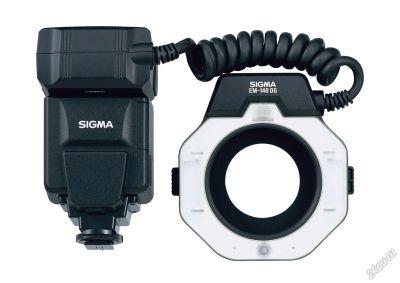 Лот: 5547473. Фото: 1. Кольцевая фотовспышка Sigma EM... Вспышки, осветители, рассеиватели