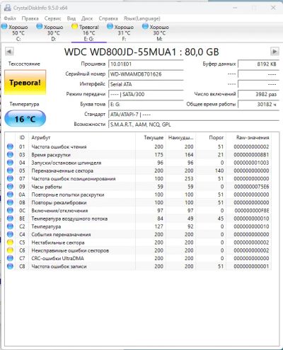 Лот: 25745906. Фото: 1. 6 BAD Жесткий диск для Компьютера... Жёсткие диски (HDD)