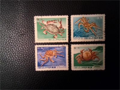 Лот: 10902778. Фото: 1. 1967. Корея. Крабы. Полная серия... Марки