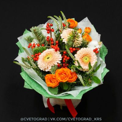 Лот: 6892616. Фото: 1. Букет №299 Доставка цветов в Красноярске. Свежие цветы