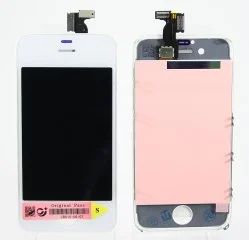 Лот: 9192815. Фото: 1. Дисплей iPhone 4S в сборе Белый... Дисплеи, дисплейные модули, тачскрины