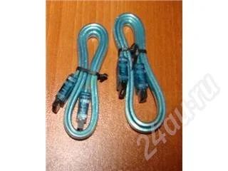 Лот: 12980. Фото: 1. Моддинговые Sata хвосты, синии... Красноярск
