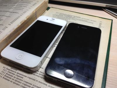 Лот: 3452333. Фото: 1. Iphone iphone айфон 4S 4s white... Смартфоны