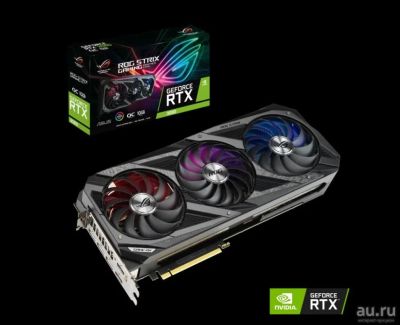 Лот: 17918372. Фото: 1. Asus geforce RTX 3080 strix gaming... Видеокарты