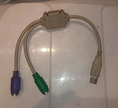 Лот: 19578908. Фото: 1. Адаптер ps2 - usb. Шлейфы, кабели, переходники