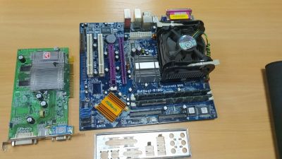 Лот: 15582421. Фото: 1. Комплект: CPU Pentium 3000, плата... Комплекты запчастей