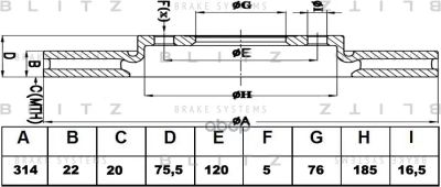 Лот: 24860470. Фото: 1. Тормозной Диск (1 Штука) Vw Caravelle... Тормозная система