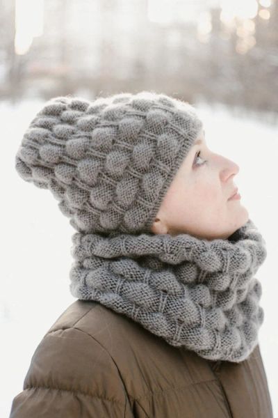 Лот: 10657613. Фото: 1. Шапка вязаная и снуд "SnowBerry... Головные уборы