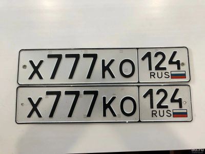 Лот: 18182784. Фото: 1. гос номре Х 777 КО124. Госномера