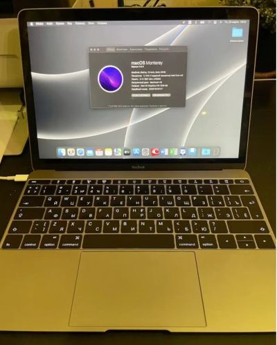 Лот: 20209566. Фото: 1. MacBook 12 (2016) Space Gray 256Гб. Ноутбуки