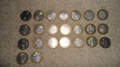 Лот: 6625953. Фото: 1. набор юбилейных десятирублевых... Наборы монет