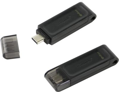 Лот: 19066193. Фото: 1. Флеш диск 64Gb Kingston DataTraveler... USB-флеш карты