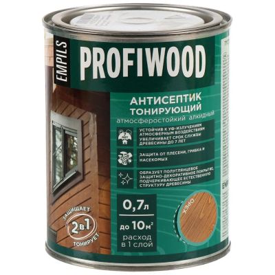 Лот: 25355216. Фото: 1. Антисептик Profiwood, для дерева... Краски, лаки, растворитель