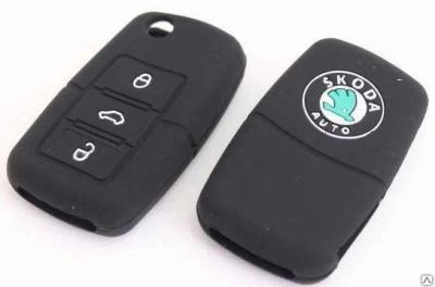 Лот: 15892830. Фото: 1. Силиконовый чехол для ключа Skoda... Другое (оснащение, оборудование, аксессуары)