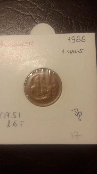 Лот: 10760167. Фото: 1. 632 Австралия 1 цент 1966 год... Австралия и Океания