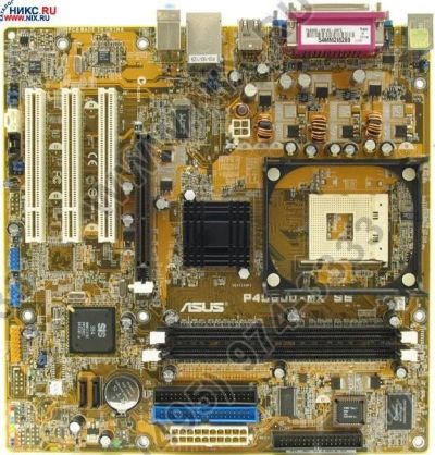 Лот: 2696963. Фото: 1. MB ASUS P4S800-MX SE + CPU Celeron... Материнские платы