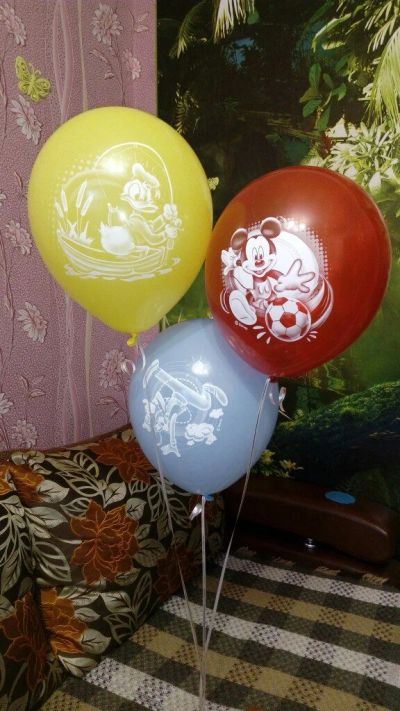 Лот: 11346347. Фото: 1. Гелиевые шарики "Микки и его друзья... Воздушные шары