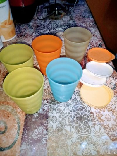 Лот: 15139622. Фото: 1. Стаканчики Tupperware. Контейнеры, банки