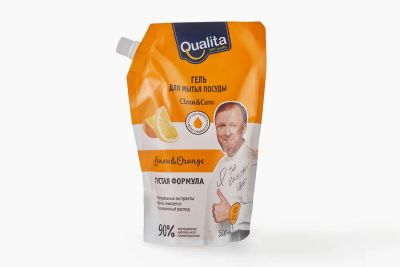 Лот: 23948876. Фото: 1. Средство для мытья посуды Qualita... Бытовая химия