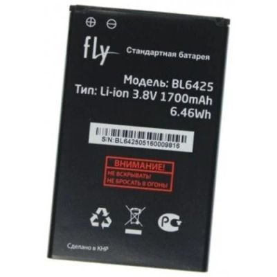 Лот: 21520038. Фото: 1. Аккумулятор Fly FS454 (BL6425). Аккумуляторы