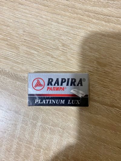 Лот: 19892580. Фото: 1. Лезвия двусторонние Rapira Platinum... Укладка и стрижка волос, бритьё, эпиляция