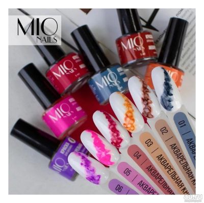 Лот: 15748343. Фото: 1. Акварельные краски от MIO Nails... Украшения, дизайн ногтей