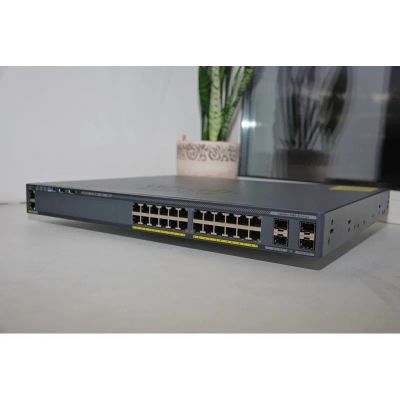 Лот: 25655171. Фото: 1. Коммутатор Cisco WS-C2960X-24PS-L. Коммутаторы