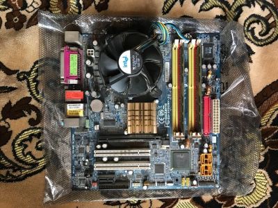 Лот: 12052911. Фото: 1. Материнская плата GigaByte ga945gmf-s2. Материнские платы