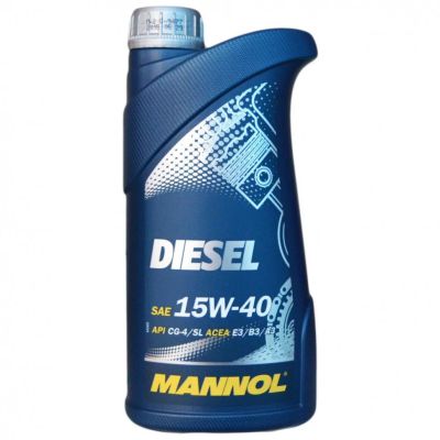 Лот: 14493415. Фото: 1. MANNOL Diesel 15W-40 CF/SL (1л... Масла, жидкости
