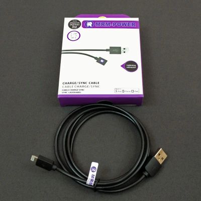 Лот: 10142536. Фото: 1. USB кабель для iphone 5 MRM Power... Дата-кабели, переходники