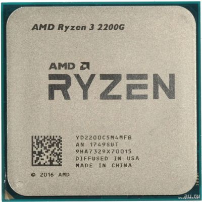 Лот: 13596038. Фото: 1. AMD Ryzen 3 2200G AM4. Процессоры