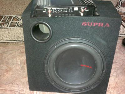 Лот: 4190091. Фото: 1. Supra TBS-250+supra tbs a2160... Сабвуферы
