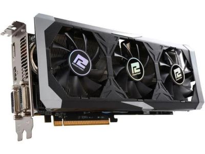 Лот: 17856644. Фото: 1. Видеокарта AMD Powercolor R9 390... Видеокарты
