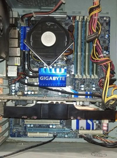 Лот: 24557769. Фото: 1. Core i7-950 (8*3333MHz) + GA-X58A-UD5... Комплекты запчастей