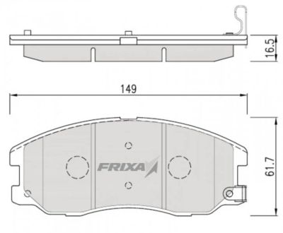 Лот: 16115074. Фото: 1. FPD16 \96626070\HANKOOK FRIXA... Другое (автозапчасти)