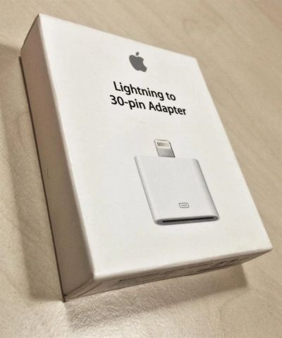 Лот: 3303182. Фото: 1. Адаптер Apple Lightning на 30-pin. Зарядные устройства, блоки питания, адаптеры сетевые для смартфонов