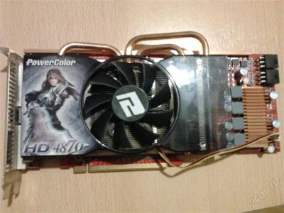 Лот: 1529513. Фото: 1. Видеокарта ATI HD 4870 1Gb PowerColor. Видеокарты