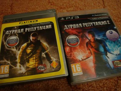 Лот: 4036717. Фото: 1. Дилогия "Infamous: Дурная Репутация... Игры для консолей