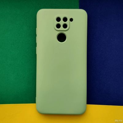 Лот: 17560087. Фото: 1. Чехол накладка плотный зеленый... Чехлы, бамперы
