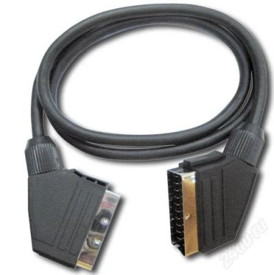 Лот: 990212. Фото: 1. Продам кабель scart-scart. Шнуры, кабели, разъёмы