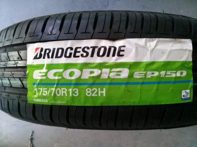 Лот: 4276316. Фото: 1. 175 70r13 Bridgestone-EP-150 Летние... Шины